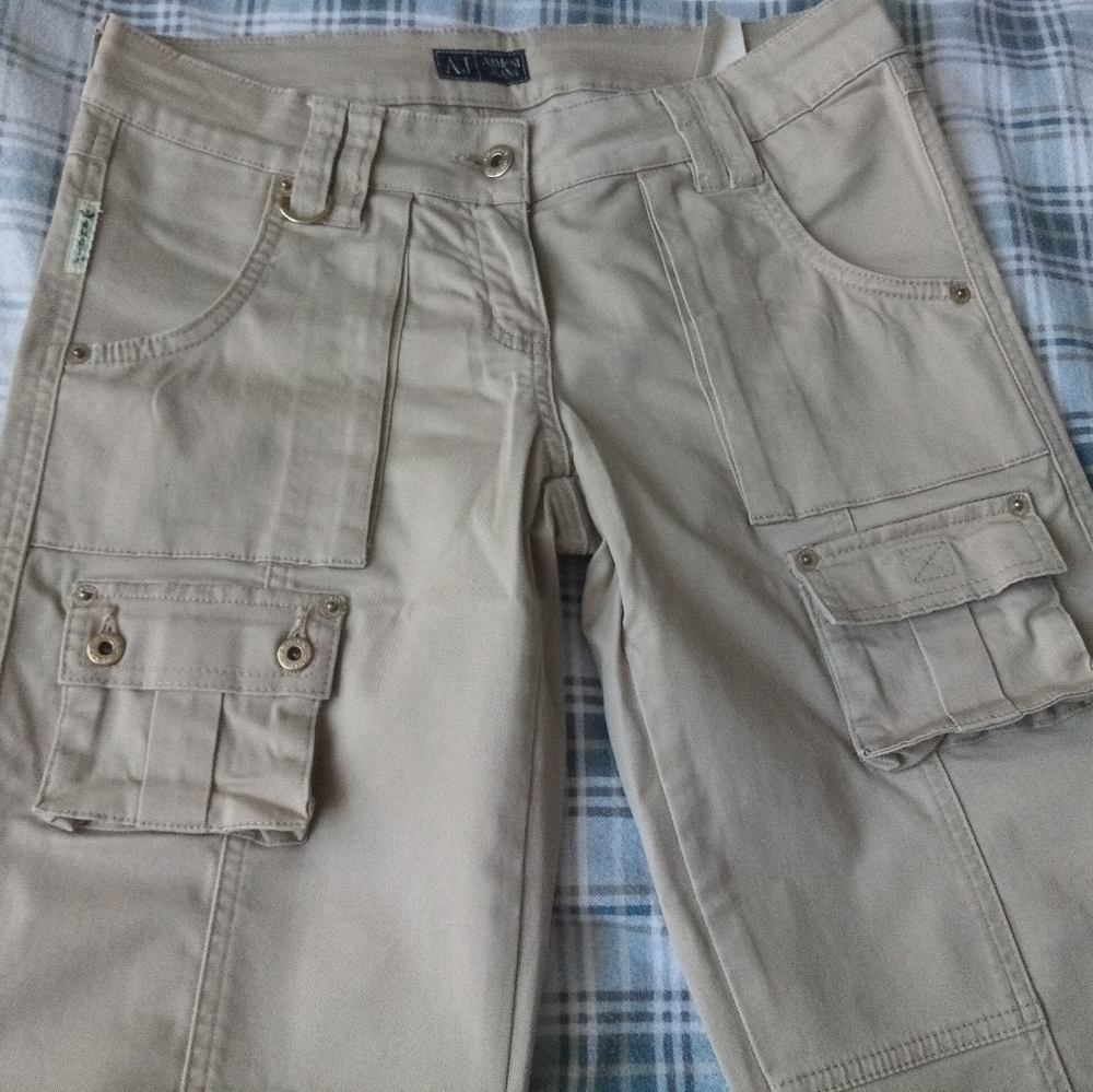 Armani Jeans cropped cargo pants